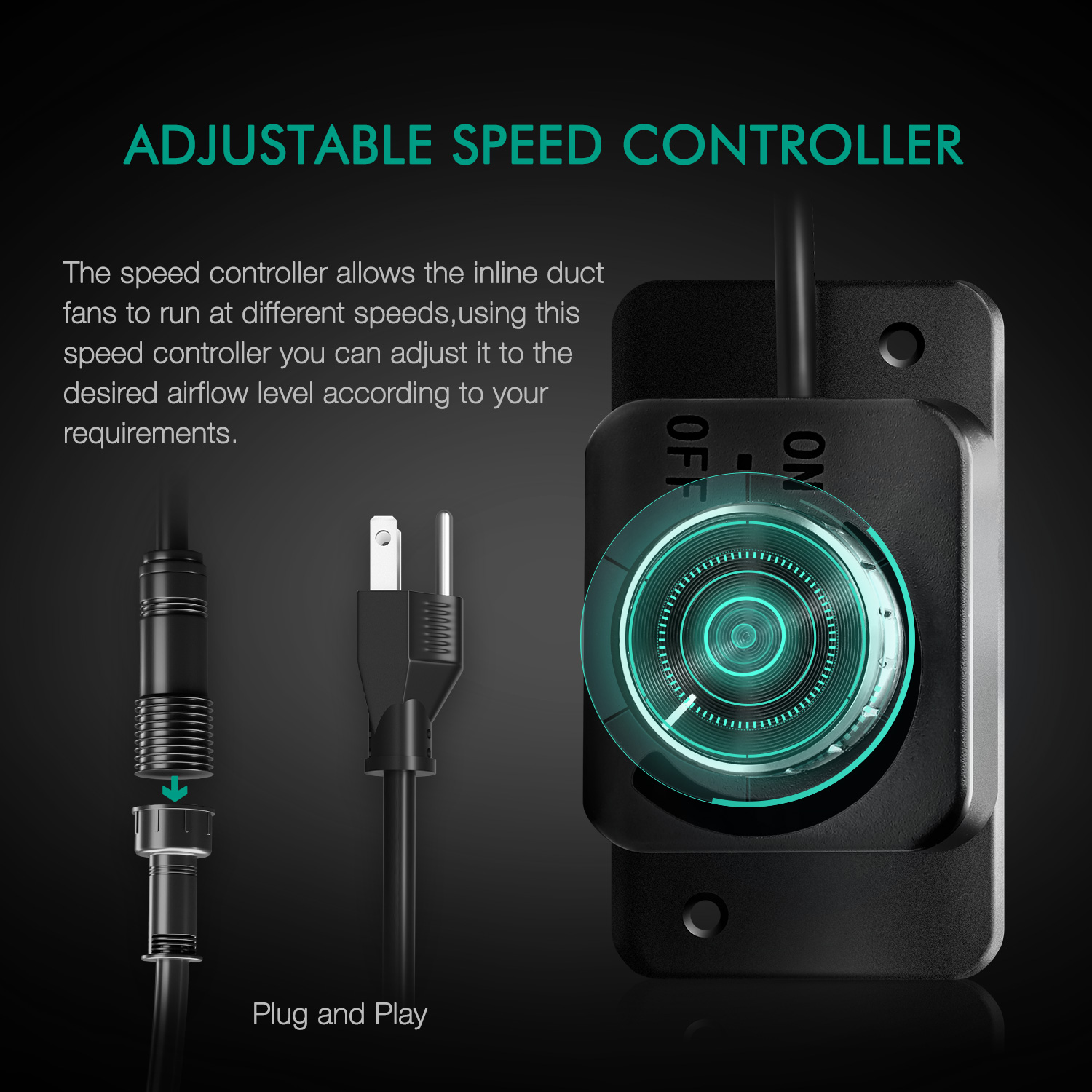 Kit ventilateur Mars Hydro 6" - Image 4