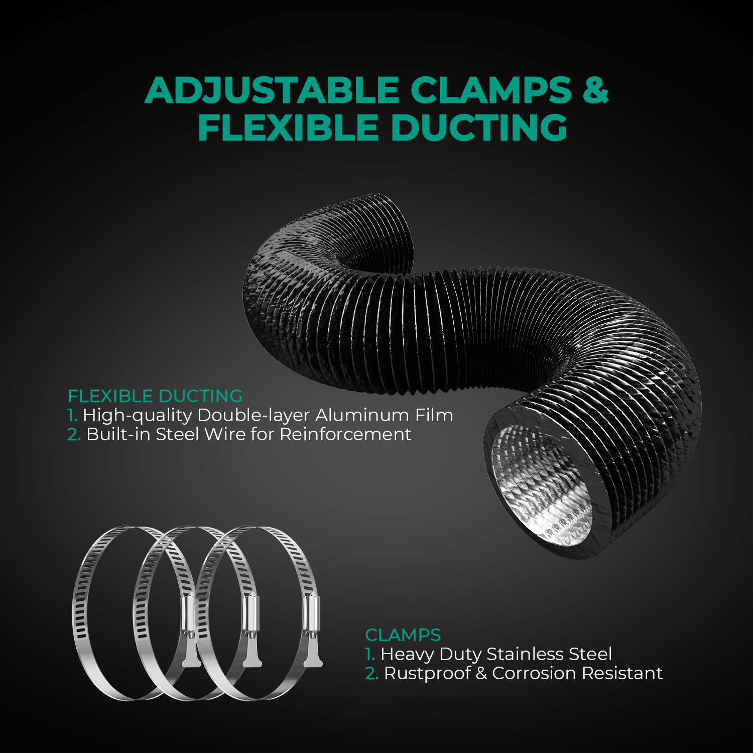 Kit ventilateur Mars Hydro 6" - Image 3