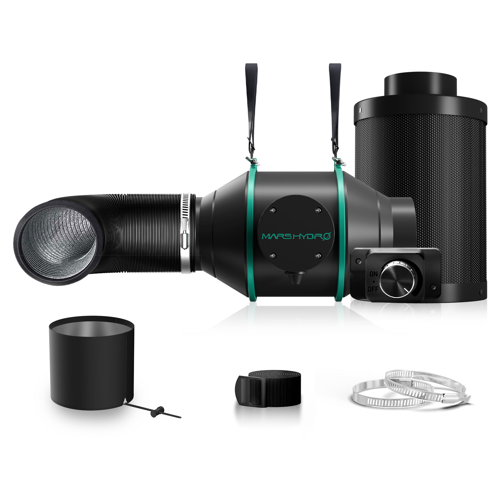 4" mars hydro fan kit